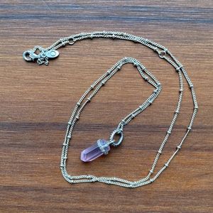 PANDORA Pink Amulet Pendant Necklace